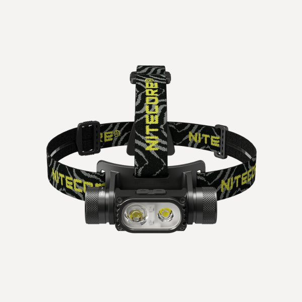 Фонарь налобный NITECORE HC68 2*Luminus SST-40-W (2000 Люмен / 200м, 3500мАч)